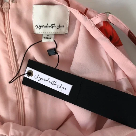 Floral High Low Maxi Dress Villa D’Este NWT - Picture 4 of 6